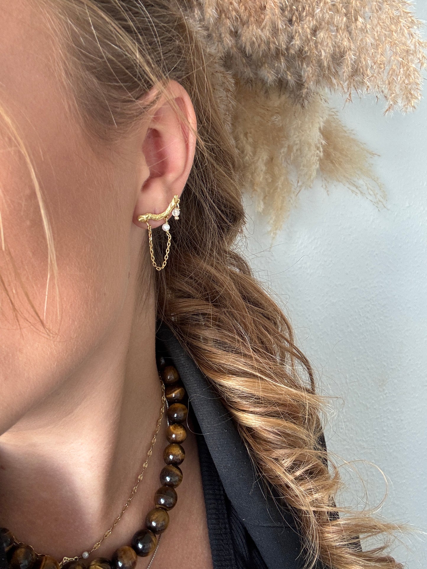 Moonlit tide earrings