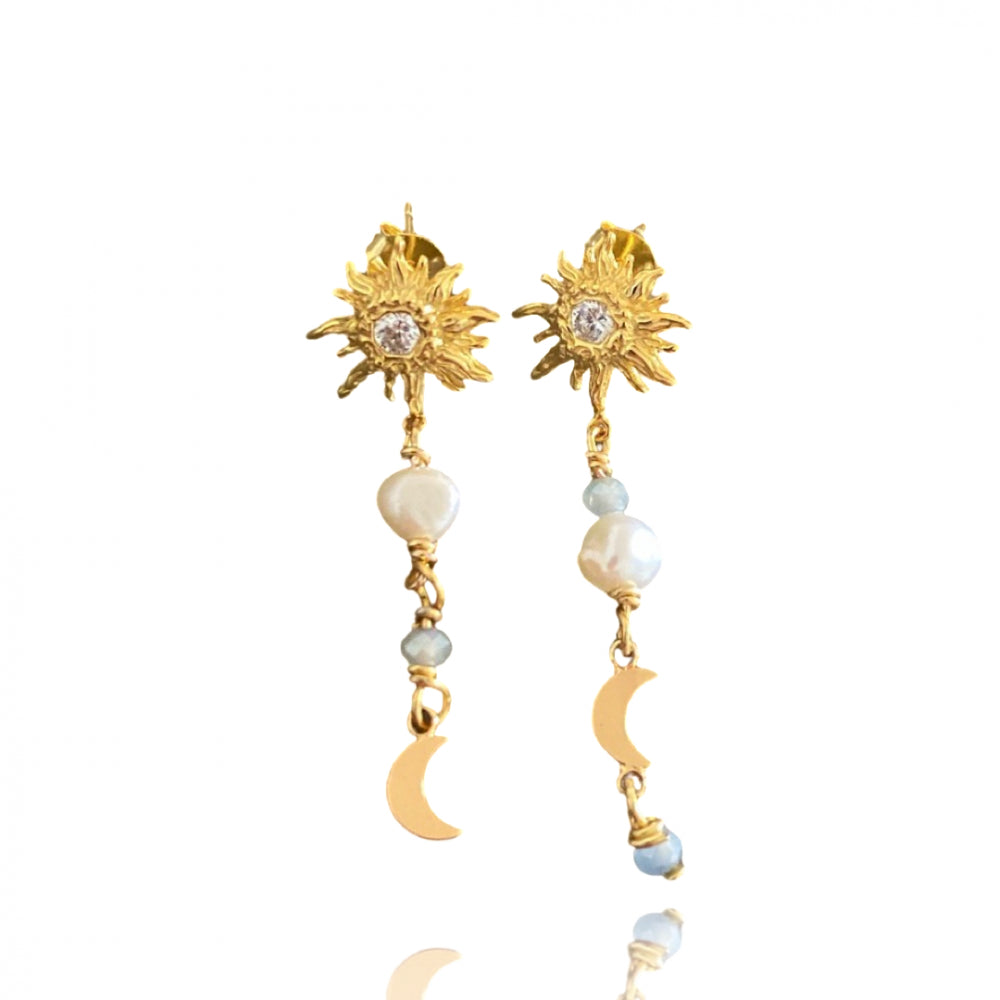 Amber earrings