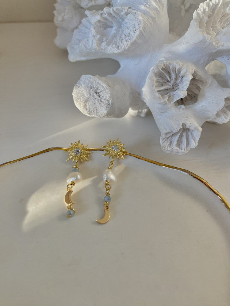 Amber earrings
