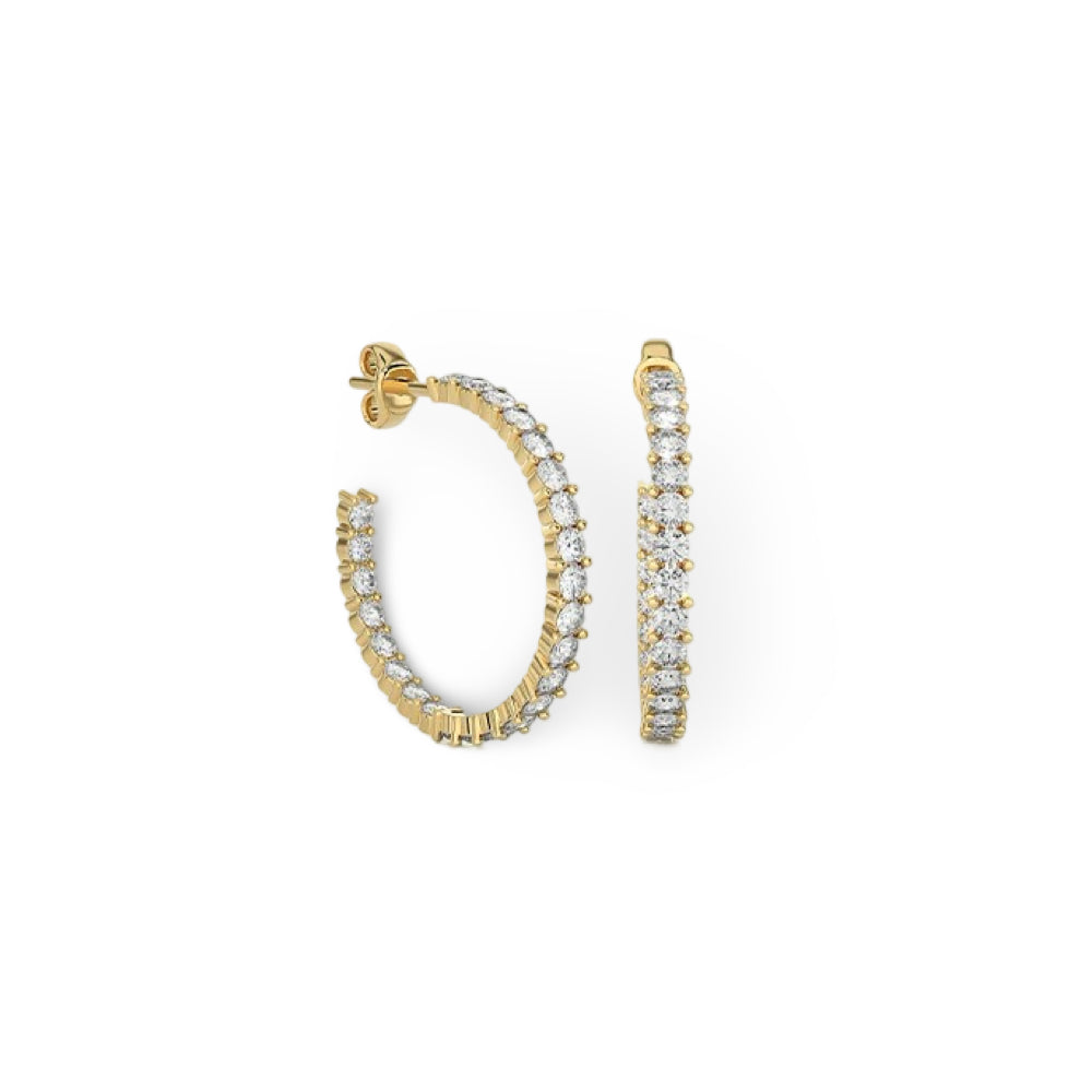 Diamant Hoops
