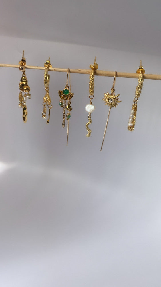 Green dream earrings