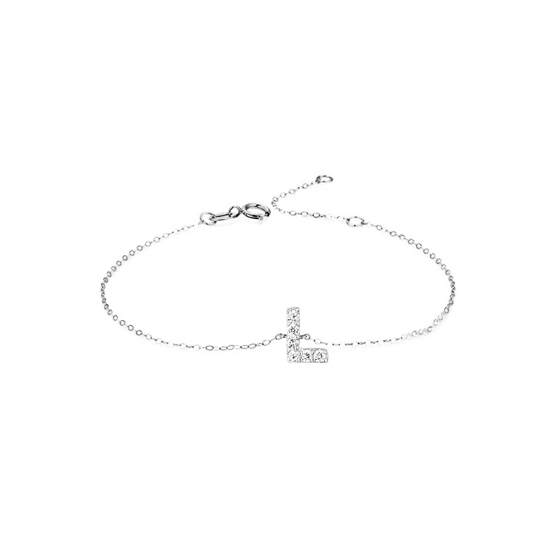 Initial diamantarmbånd