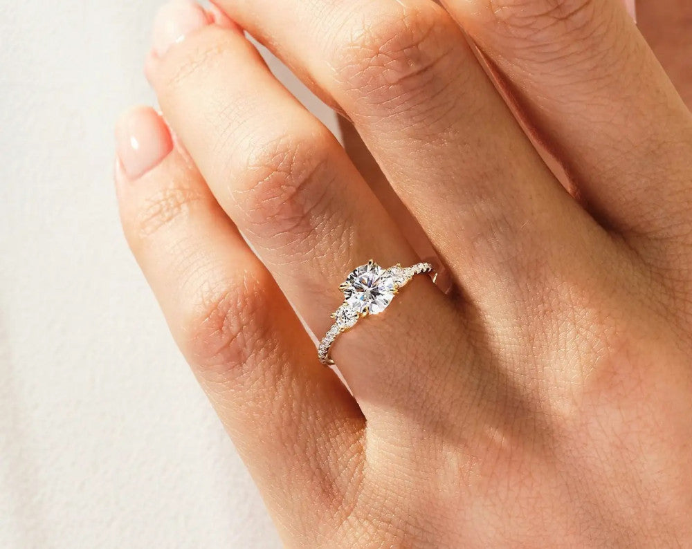 Round Cut diamantring