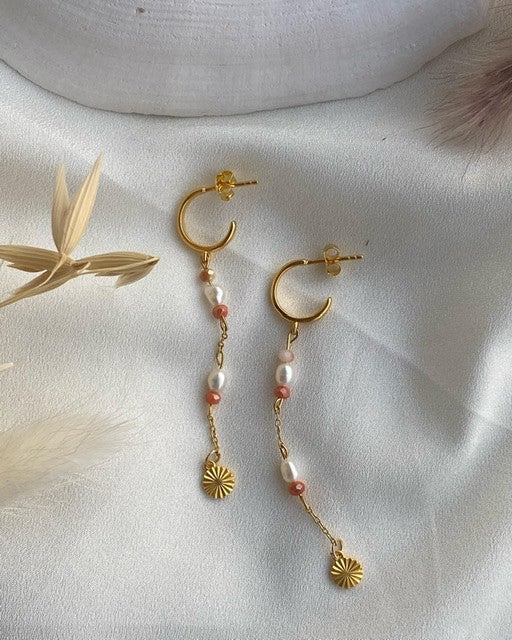 Sunflower earrings
