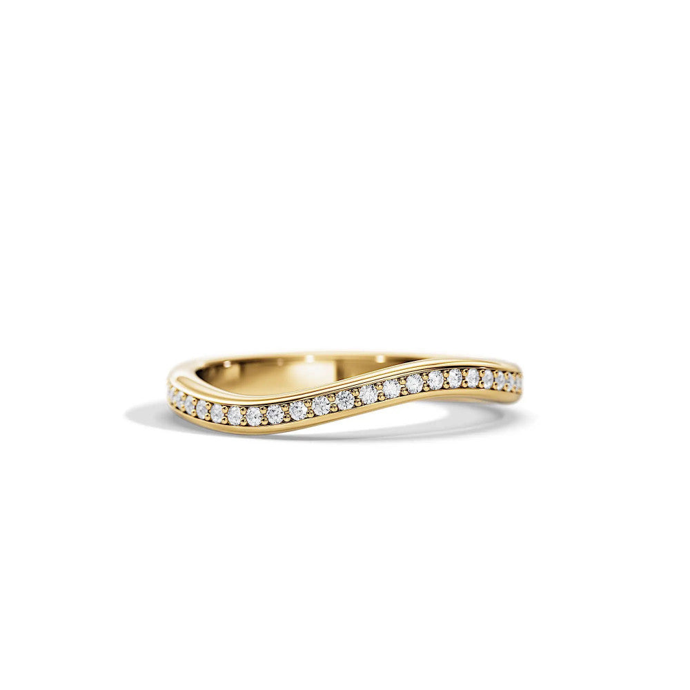Wave diamantring