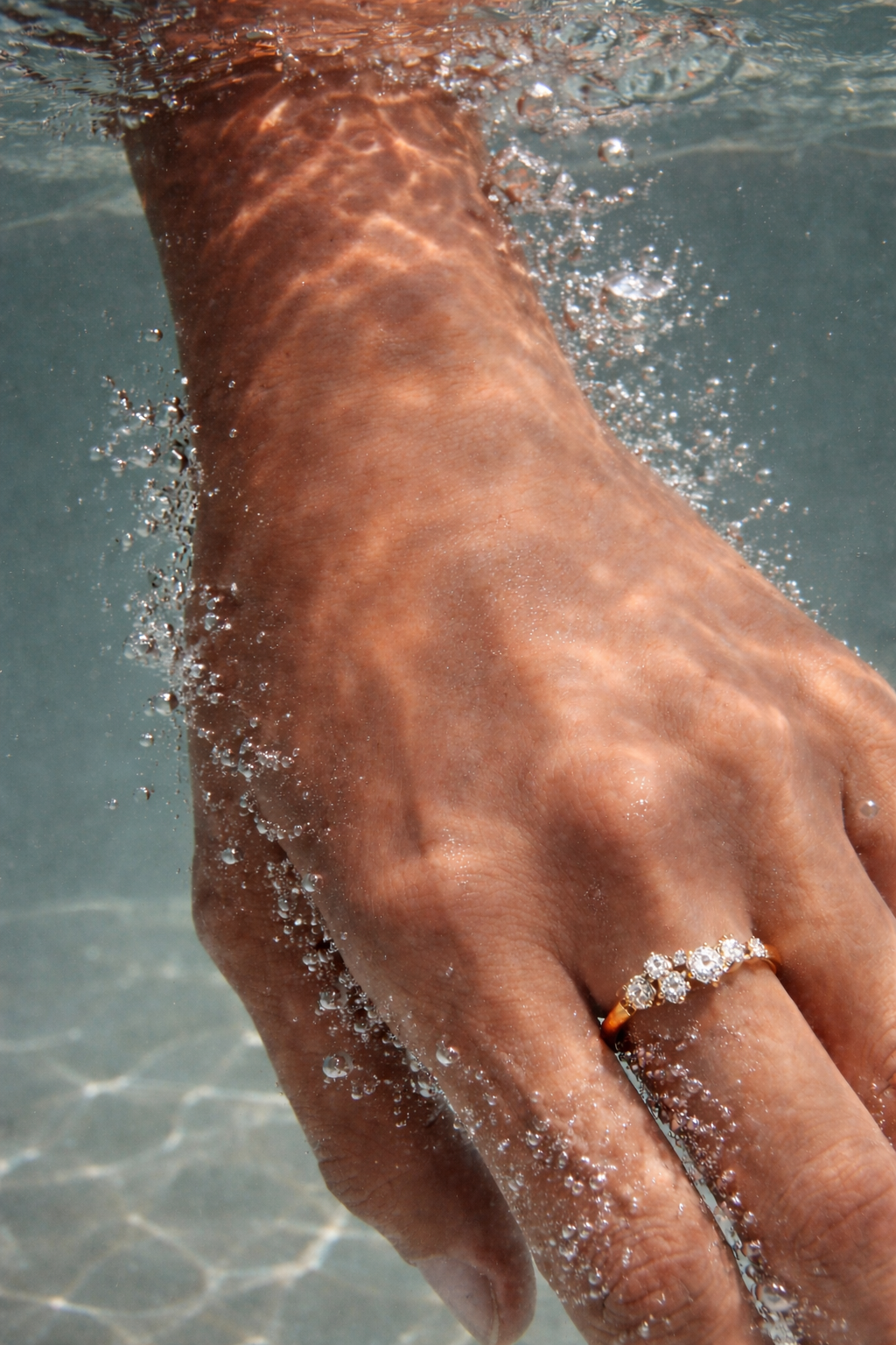 Floating Cluster diamantring