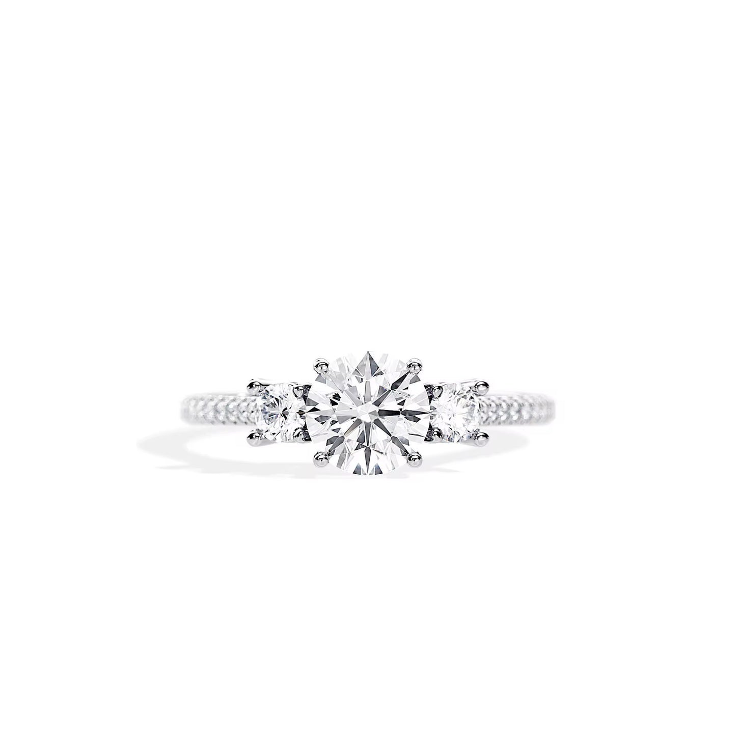 Round Cut diamantring