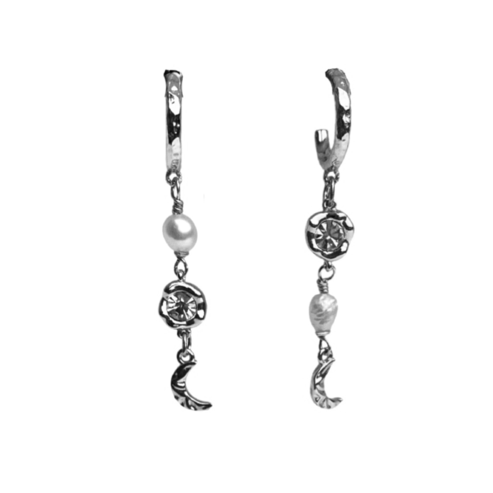Nine earrings