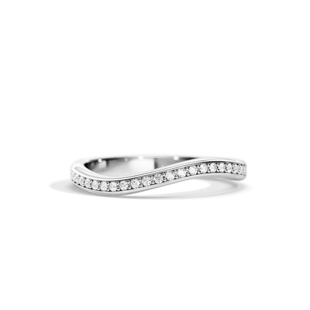 Wave diamantring