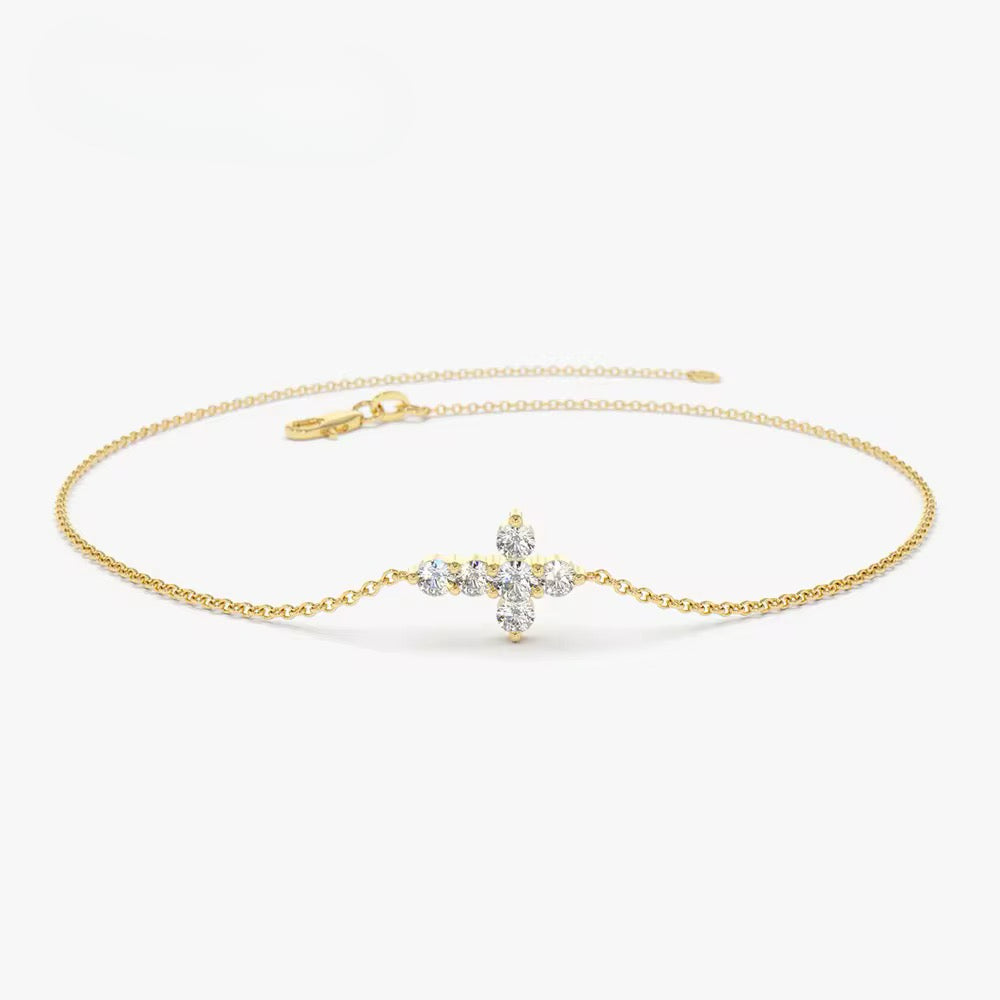 Cross diamantarmbånd
