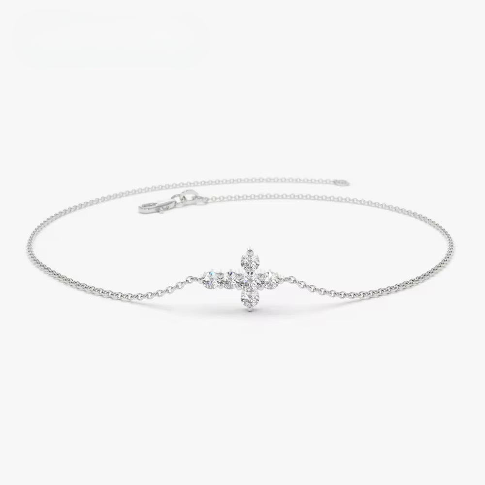 Cross diamantarmbånd
