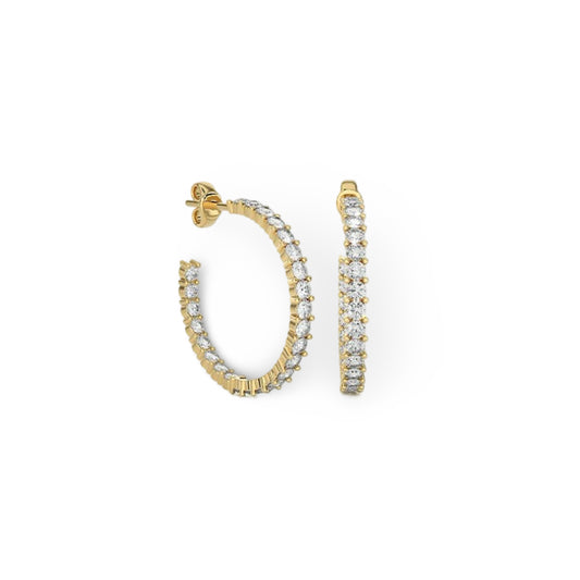 Diamant Hoops