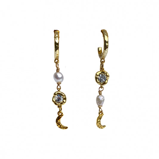 Nine earrings