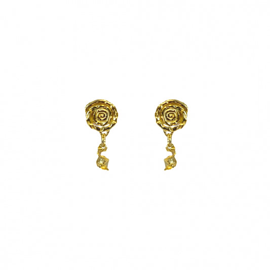 Twirly earrings