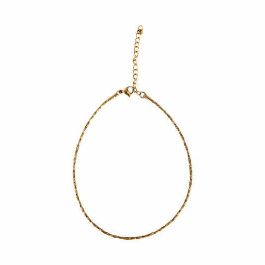 Twisted anklet