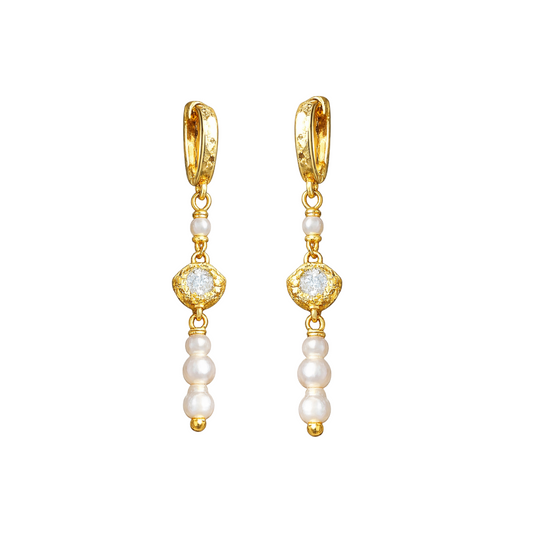Soleil Pearl earrings