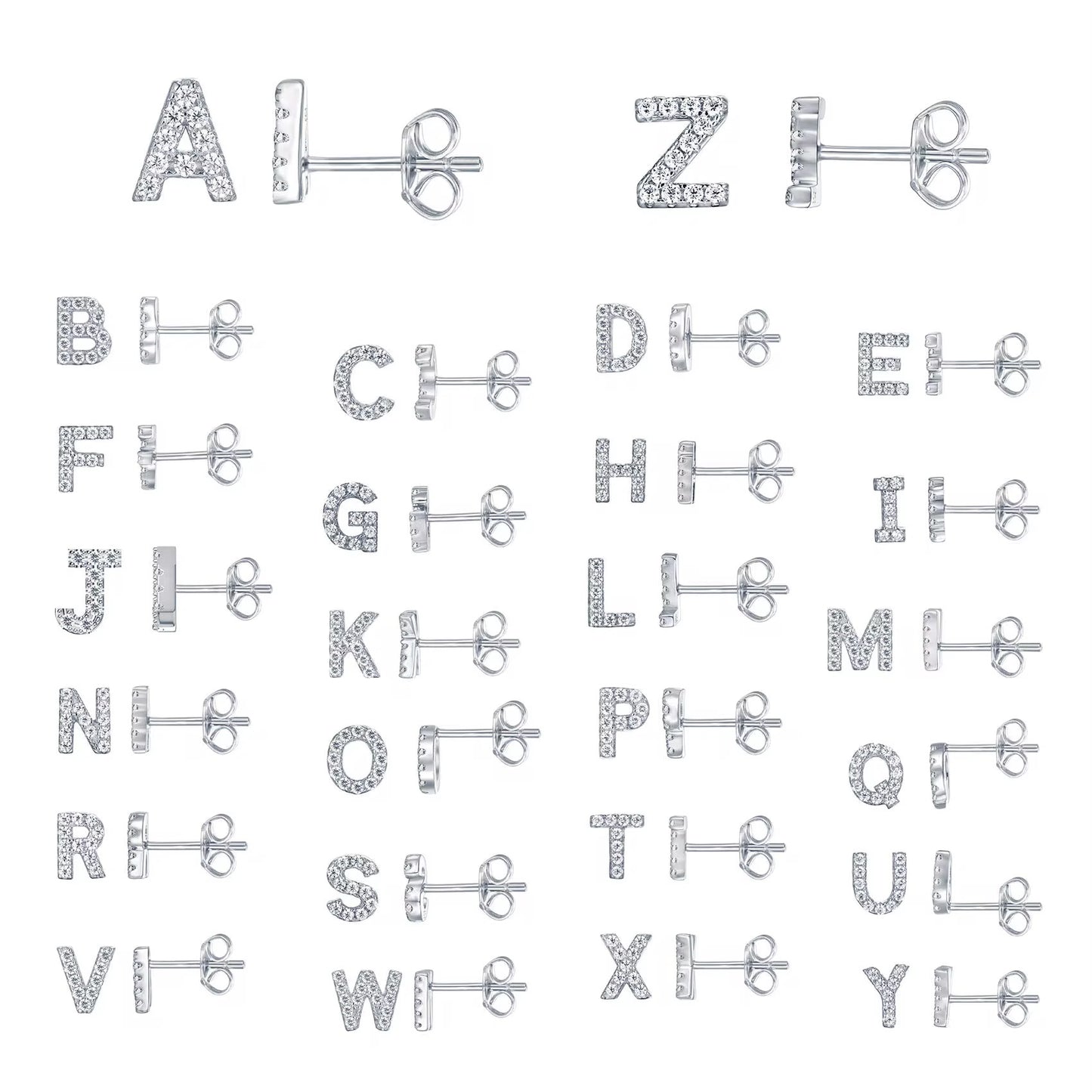Initial diamantørestikker