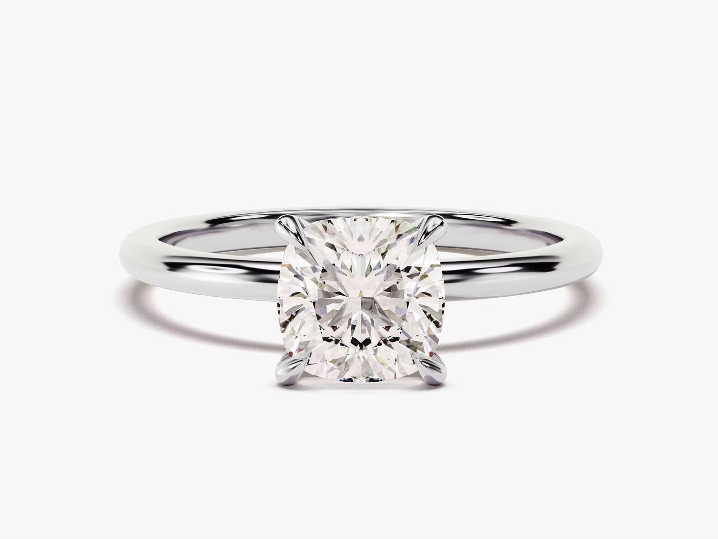 Klassisk solitaire diamantring