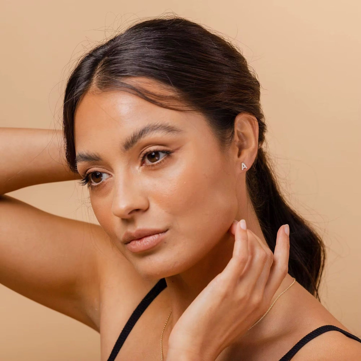 Initial diamantørestikker